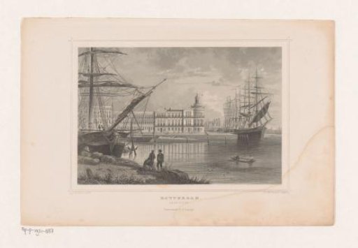 View of the Veerhaven in Rotterdam