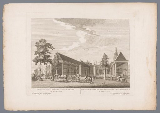 View of the Corn Exchange in Amsterdam