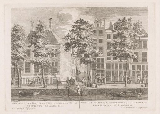 View of the Spinhuis in Amsterdam