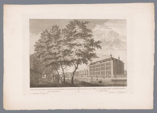 View of the Lutheran Deacon's House in Amsterdam