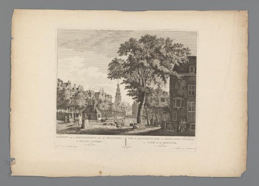View of the Koningsplein and the Munttoren