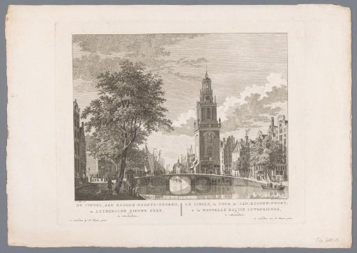 View of the Jan Roodenpoortstoren in Amsterdam