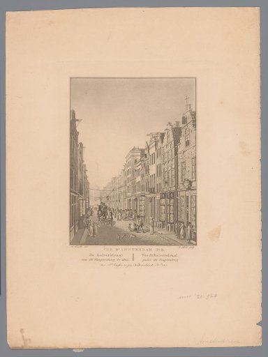 View in the Kalverstraat in Amsterdam
