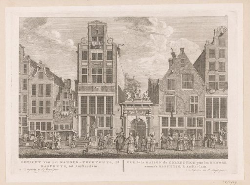 View of the Rasphuis in Amsterdam