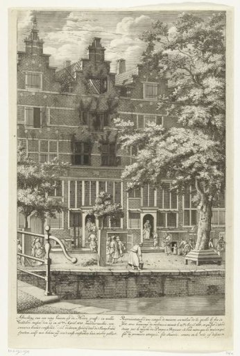 Burnt house on the Herengracht, 1683