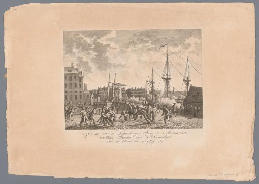 Capture of the Kattenburger Bridge, 1787