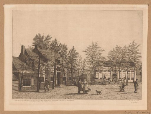 View of the Country Estate Wisseloord with Rustlust in Muiderberg