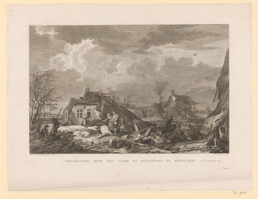 Devastation by the Flood and Ice Floes in Beusichem, 1809