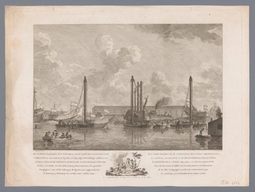 Launching of Three VOC Ships