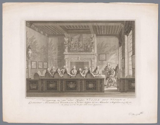 William V Takes His Seat in the Admiralty, 1768