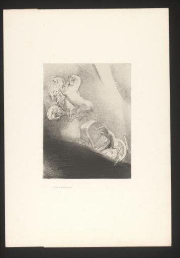 Man falling from a chariot after his horses reared