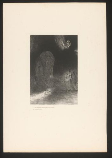 Ghostly faces in shadow