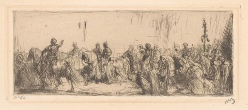 Ottoman musical corps on horseback