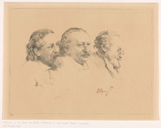 Portrait of Jacob, Willem and Matthijs Maris