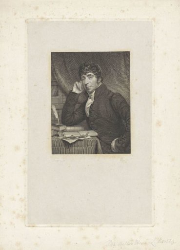 Portrait of Willem Bilderdijk at His Writing Desk
