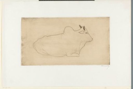 Reclining Zebu