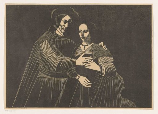 Portrait of a Couple as Old Testament Figures, Called 'The Jewish Bride'