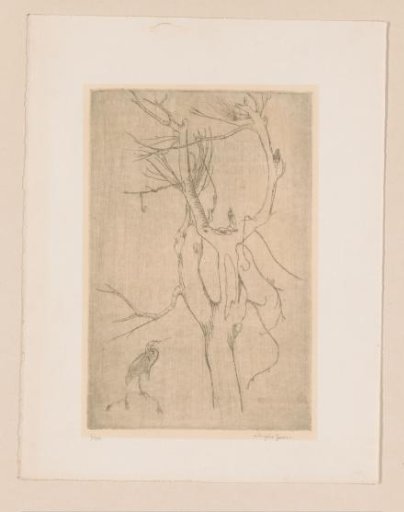 Tree and Heron