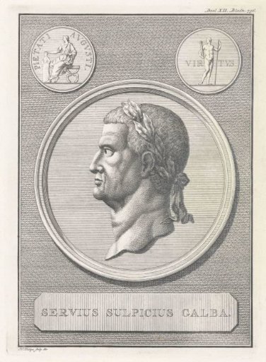 Portrait of Emperor Galba