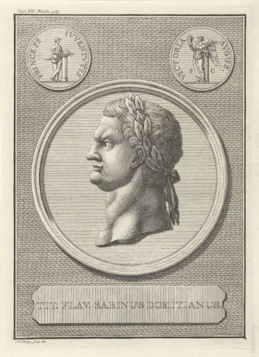 Portrait of Emperor Titus Flavius Domitianus