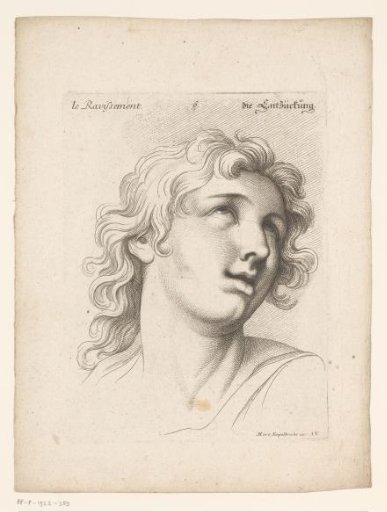 Head of a Young Man in Ecstasy
