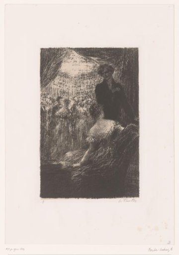 Berlioz and a Lady at a Ball