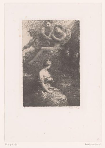 Marguerite Appearing to Faust and Mephisto from Heaven
