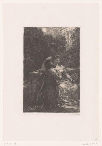 Dido and Aeneas in Moonlight
