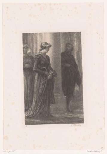 Walther von Stolzing Noticing Eva Pogner in the Church