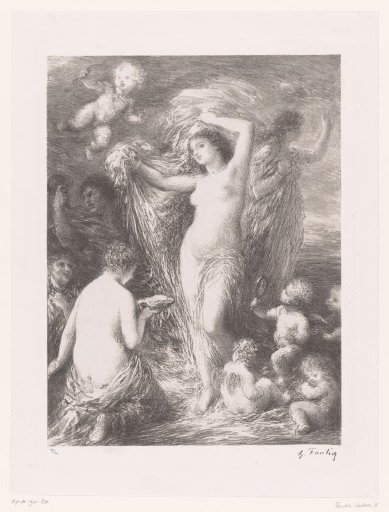 Venus Anadyomene Rising from the Sea