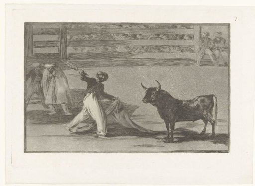 Bullfighter with a banderilla