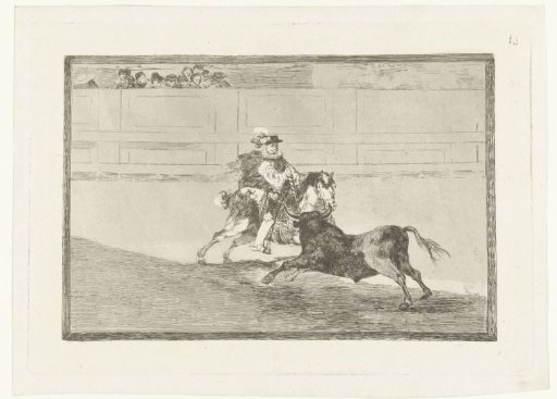 Bullfighter in an arena