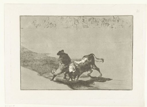Bullfighter in an arena