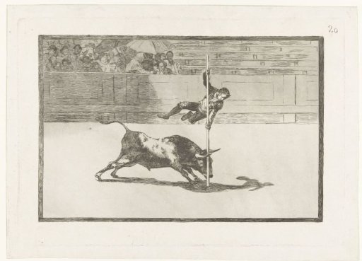 Juanito Apiñani in the arena of Madrid