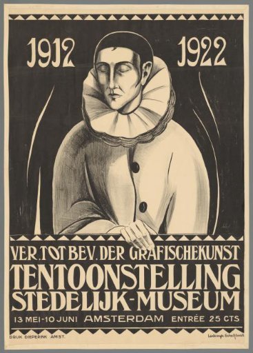 Association for the Promotion of Graphic Arts. Exhibition. Stedelijk Museum 13 May - 10 June Amsterdam.