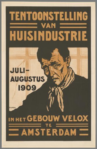 Exhibition of Home Industry, July - August 1909, in the Velox building in Amsterdam