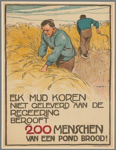 Every measure of grain not delivered to the government deprives so many people of a pound of bread