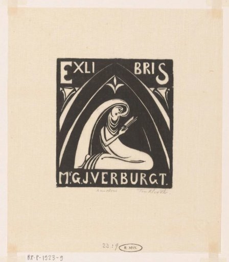 Ex libris of Gerrit-Jan Verburgt