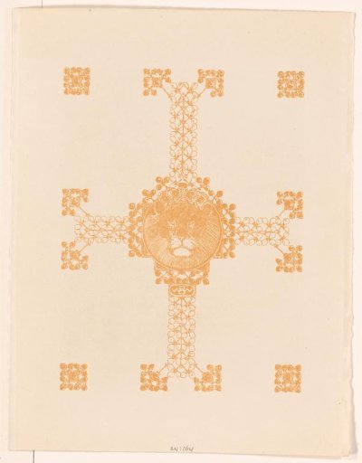 Ornamentation and a Crowned Lion (Nobel)