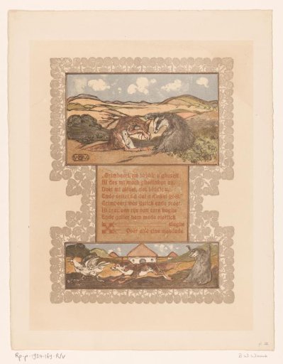 Fox (Reynard) and badger (Grimbert)