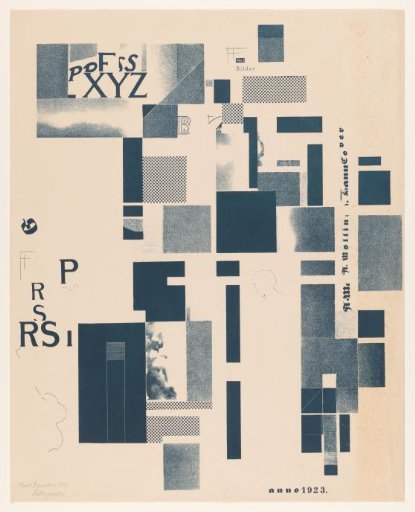 Composition with typographic elements