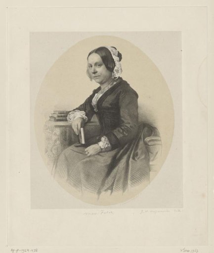 Portrait of Elisabeth Ottoline Johanna Falck-Walland