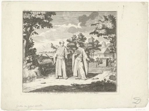 Landscape with a Japanese Couple
