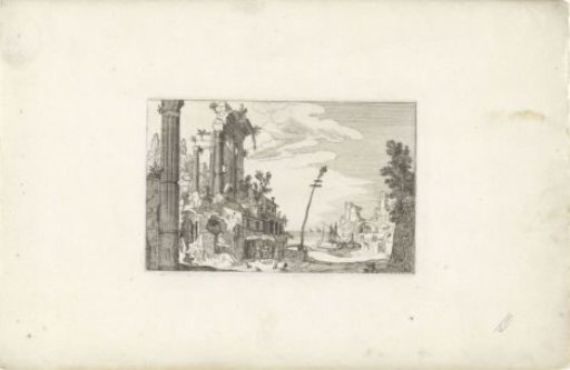 View of the harbour in Rome