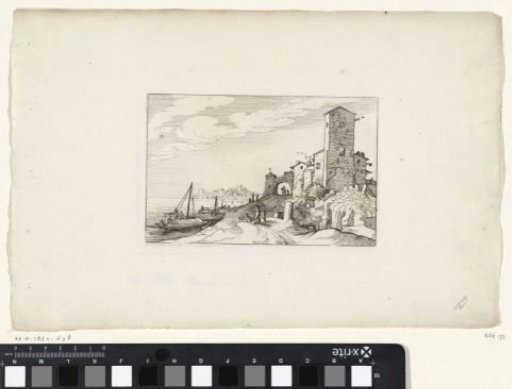 Tower and gate on the coast