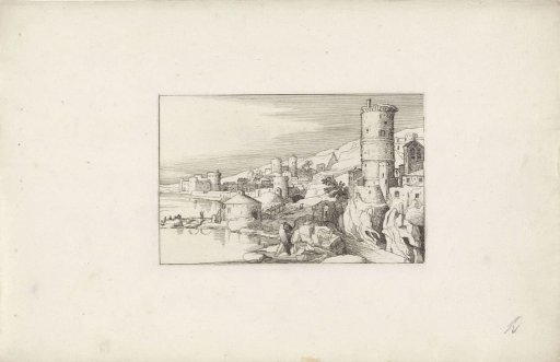 Town on a river