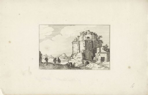 Ruin with a dome