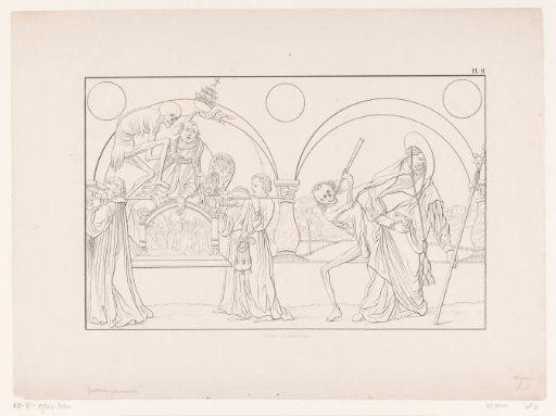 The Pope and Cardinal Visited by the Dead