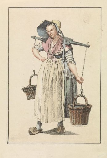 Peasant Woman with Two Baskets on a Yoke