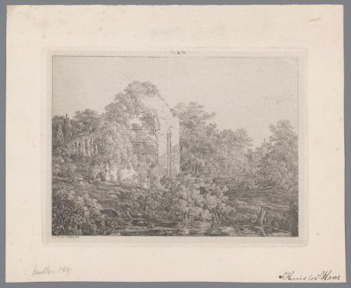 View of the ruins of Haar Castle